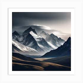 Mountain Landscape 46 Art Print