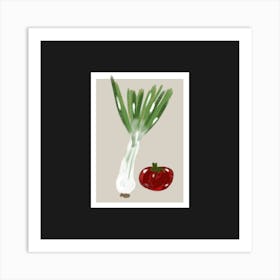 Spring salade Art Print