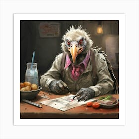 Vulture 12 Art Print