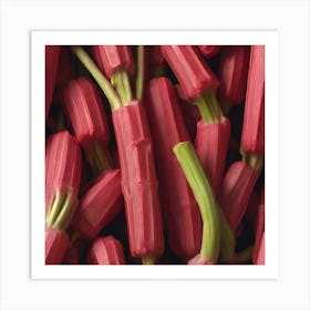 Rhubarb 126 Art Print