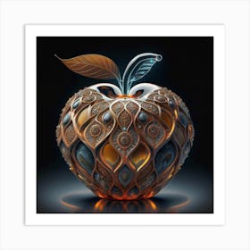 The glass apple an intricate design that adds to its exquisite appeal. 2 Art Print