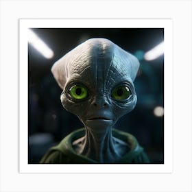 Alien Child 2 Art Print