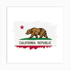 California Republic Flag Art Print