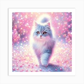 Feline Creative Cat Illustration 76 1 Art Print