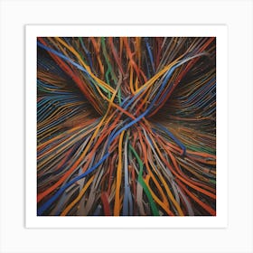 Wires 4 Art Print