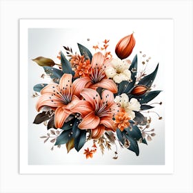 Floral Bouquet Art Print