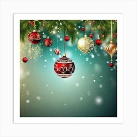 Christmas Background 7 Art Print