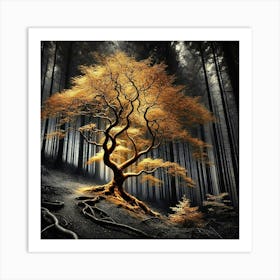 Tree In The Forest 30 Art Print