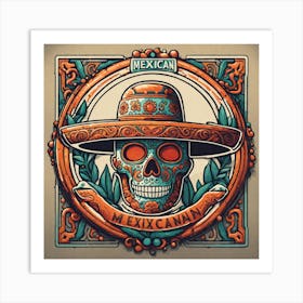 Mexican Skull 63 Art Print