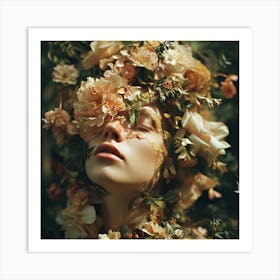 Flower Head Art Print