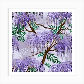 Wisteria tree 3 Art Print