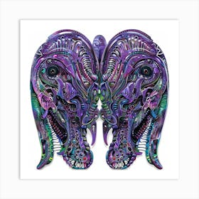 Purple Horns Art Print