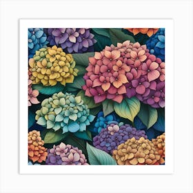 Hydrangeas 2 Art Print