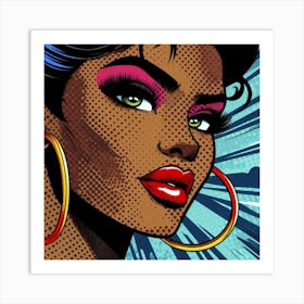 Malaika Pop Woman Art Print