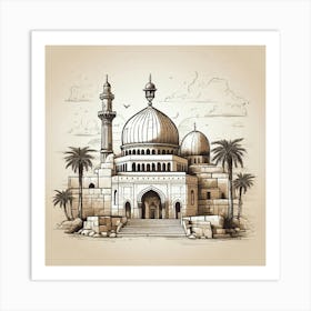 Egyptian Mosque Art Print