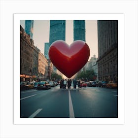 Heart Stock Videos & Royalty-Free Footage Art Print