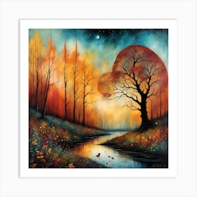 Heart Of Autumn 1 Art Print