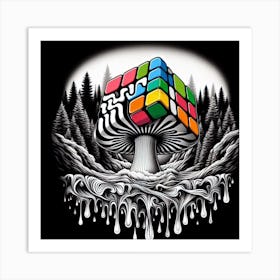 Rubik'S Cube 3 Art Print