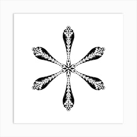 Snowflake 28 Art Print