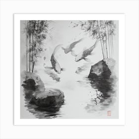 Koi Fish 2 Art Print