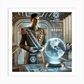 Chief Ambassador Futuristic Art Print