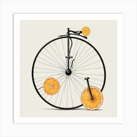 Old Fashioned Bicycle Art Print