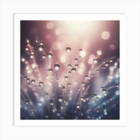 Water Droplet Stock Videos & Royalty-Free Footage Art Print