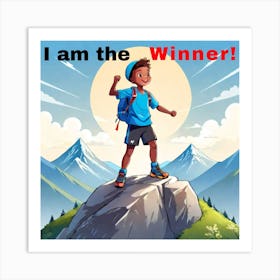 I Am The Winner Art Print