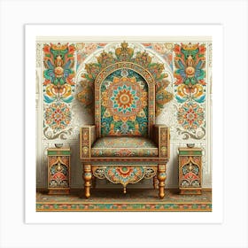 Ornate Throne 2 Art Print