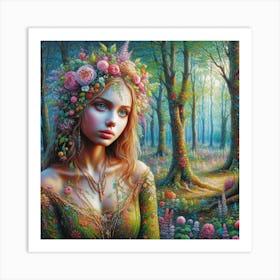 The princess of magic forest87 Art Print