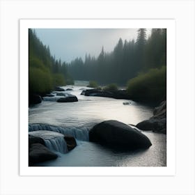 The River of Peace Art Print