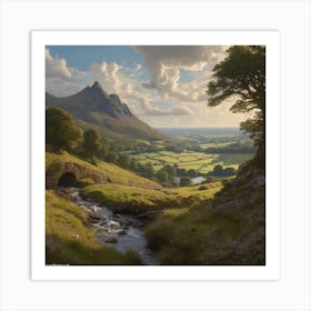 Wye Valley Art Print