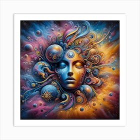 Psychedelic Art 25 Art Print