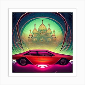 Futuristic Car 1 Art Print