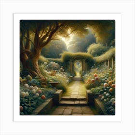 Garden Path 16 Art Print