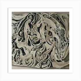 Abstract Sculpture Art Print