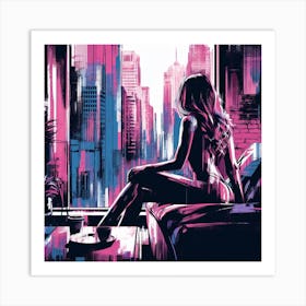 City Life. NY 2 Art Print