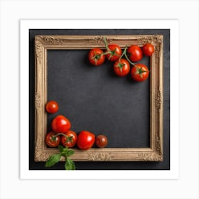 Frame With Tomatoes 2 Art Print