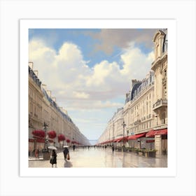 Paris Street.1 1 Art Print