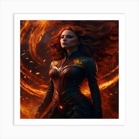 Marvel'S Captain Marvel Art Print