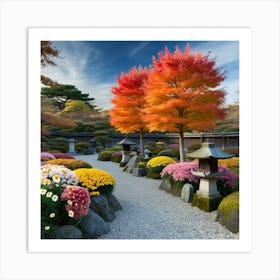 Japanese Garden Art Print