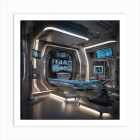 Futuristic Medical Room 1 Art Print