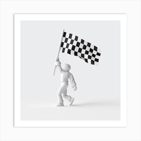 Checkered Flag Art Print