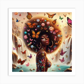 AfroQueen Art Print