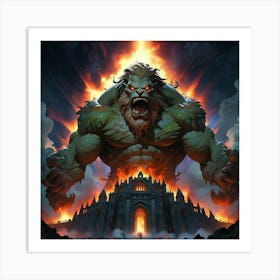 Hordes Of Hell 1 Art Print