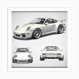 Porsche 911 Gt3 2 Art Print