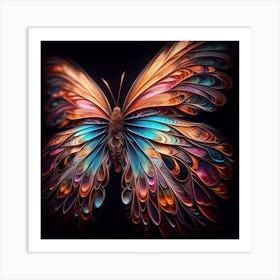 Awesome Butterfly Art Print