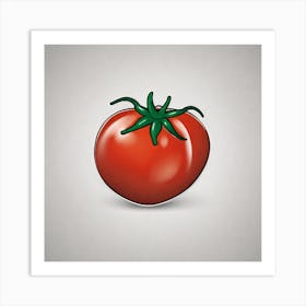 Tomato Vector Art Print