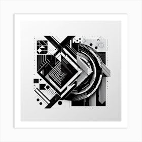 Circle Square Art Print