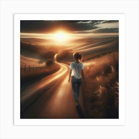 The Long And Winding Road Art Print